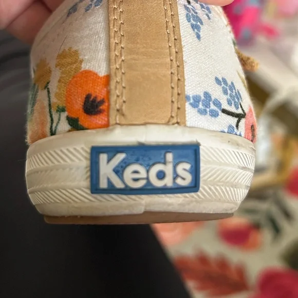 Rifle Paper Company Keds in the Lively Floral design Size 7.5 - Picture 10 of 14